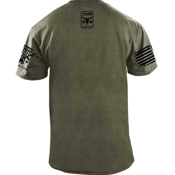 75th Ranger Skull and Snake Graphic T-shirt