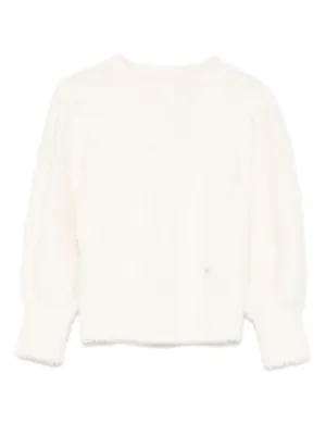 Abel & Lula girls fuzzy pullover sweater