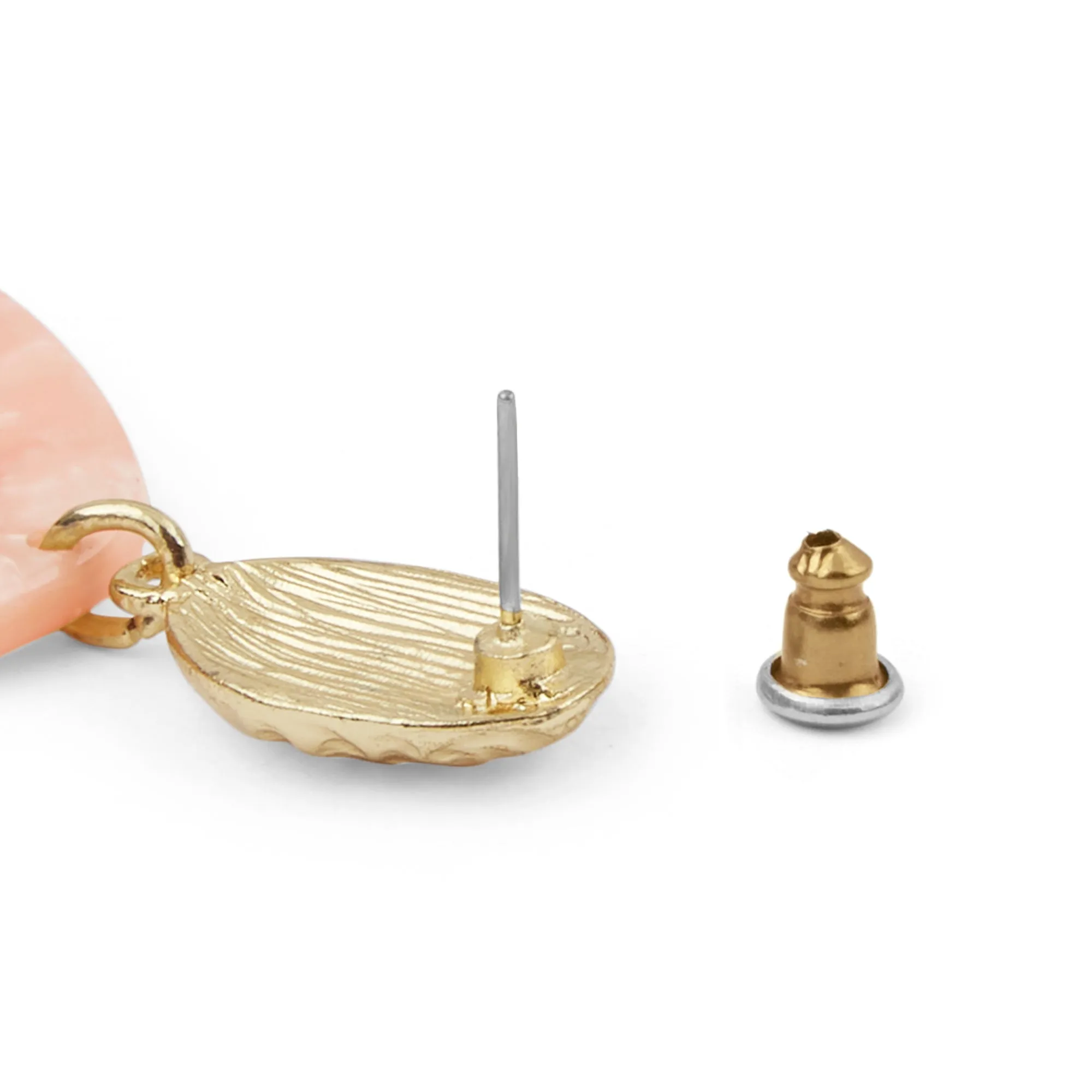 Accessorize London Women's Resin Organic Circle Earring
