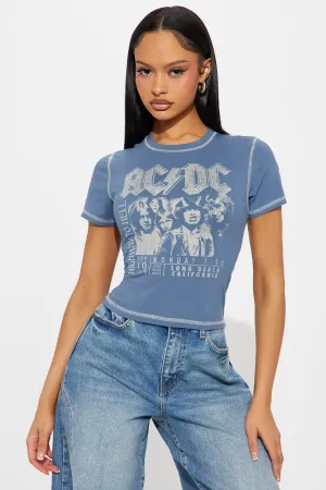 ACDC Angel Wings Baby Tee - Blue