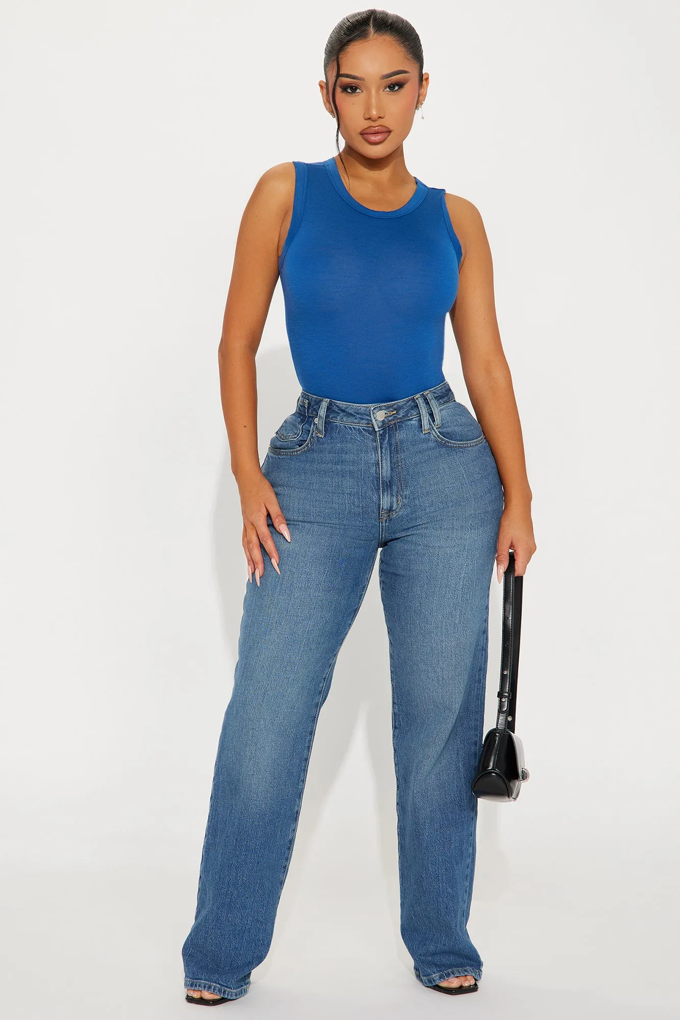 Alana Sleeveless Bodysuit - Royal