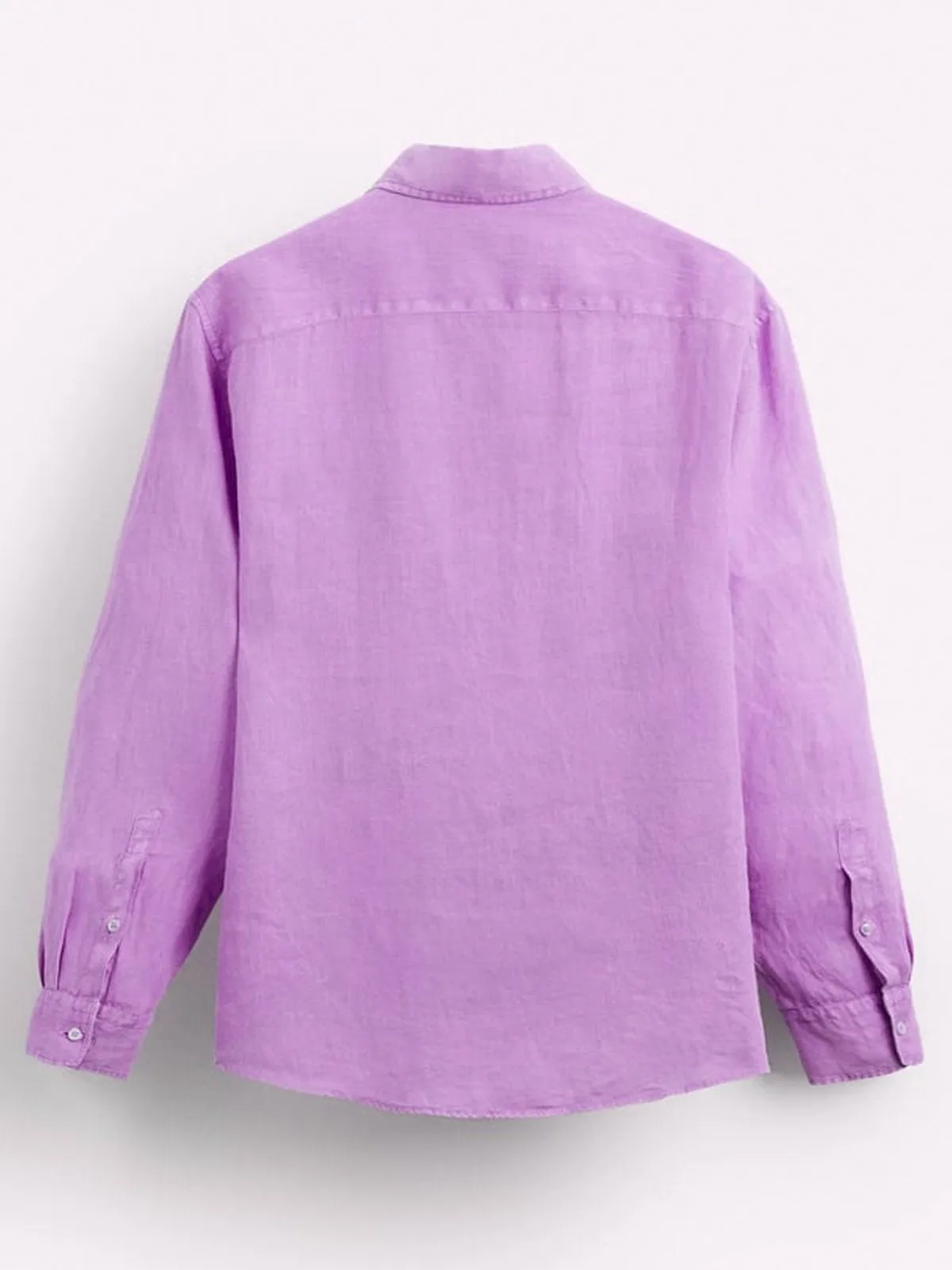 Alohadaddy Beach Vacation Purple Long Sleeve Shirts Textured Breathable Comfortable Aloha Button Camp Shirts