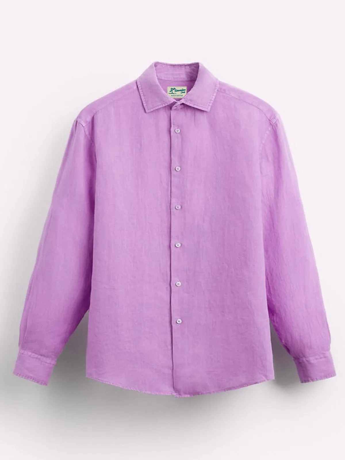 Alohadaddy Beach Vacation Purple Long Sleeve Shirts Textured Breathable Comfortable Aloha Button Camp Shirts