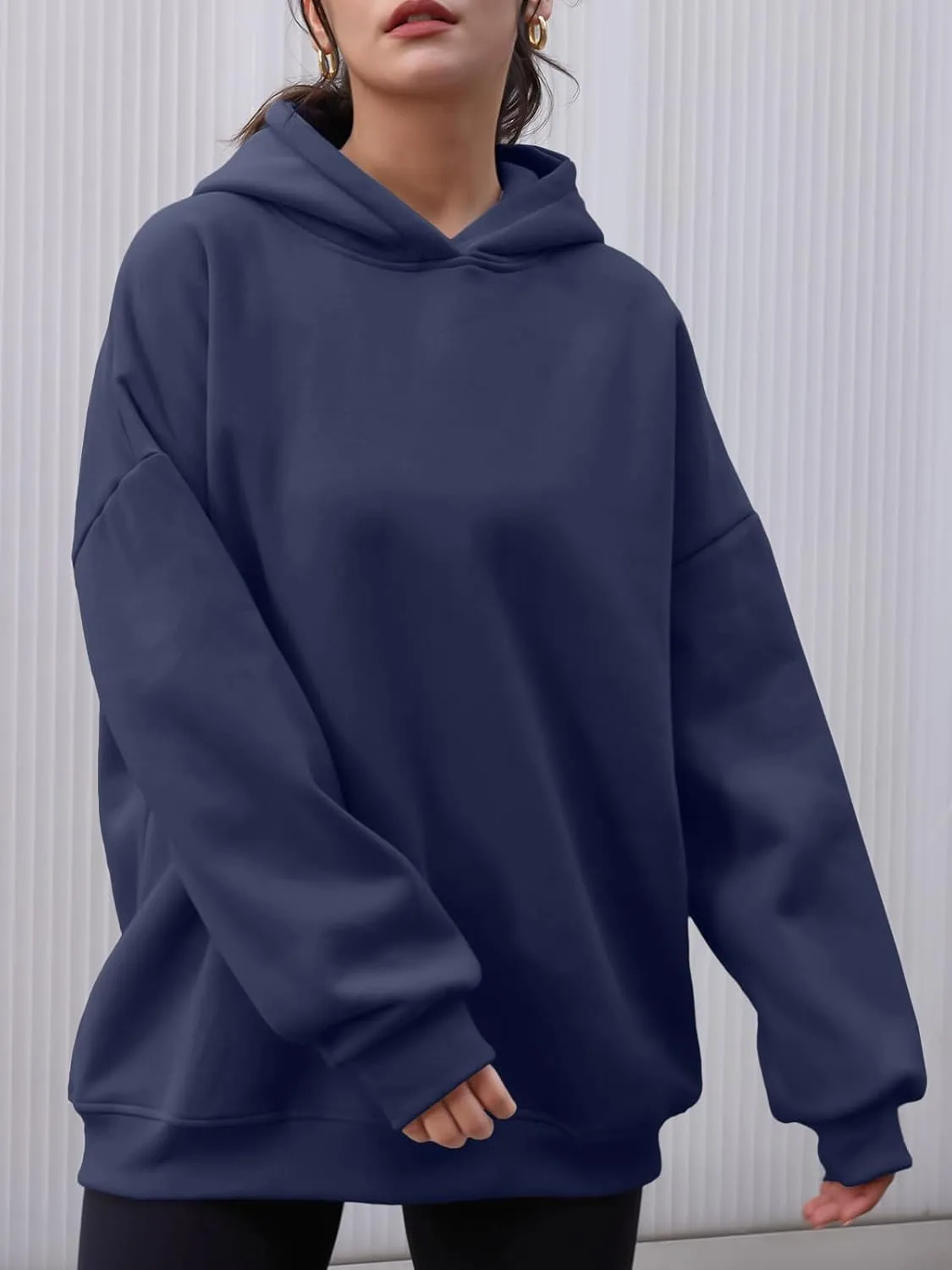 AUTOMET Womens Oversized Hoodies Fleece Sweatshirts Hooded Pullover 2025 Fashion Fall Clothes Trendy Outfits Winter Sweater