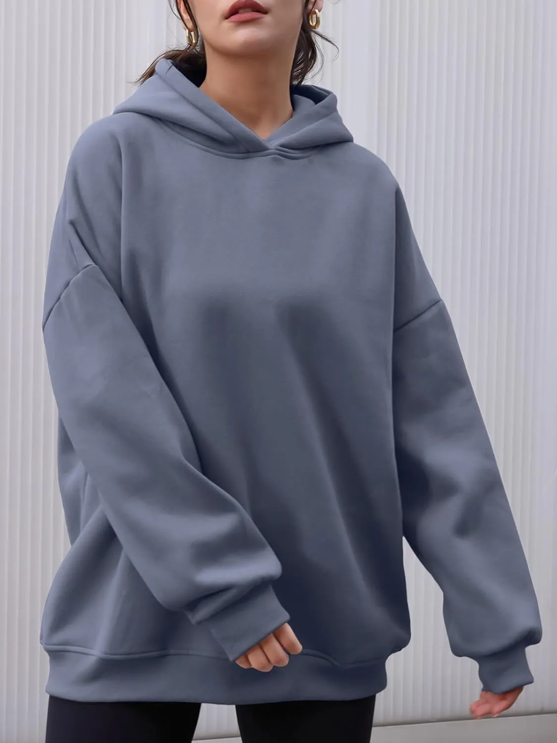 AUTOMET Womens Oversized Hoodies Fleece Sweatshirts Hooded Pullover 2025 Fashion Fall Clothes Trendy Outfits Winter Sweater