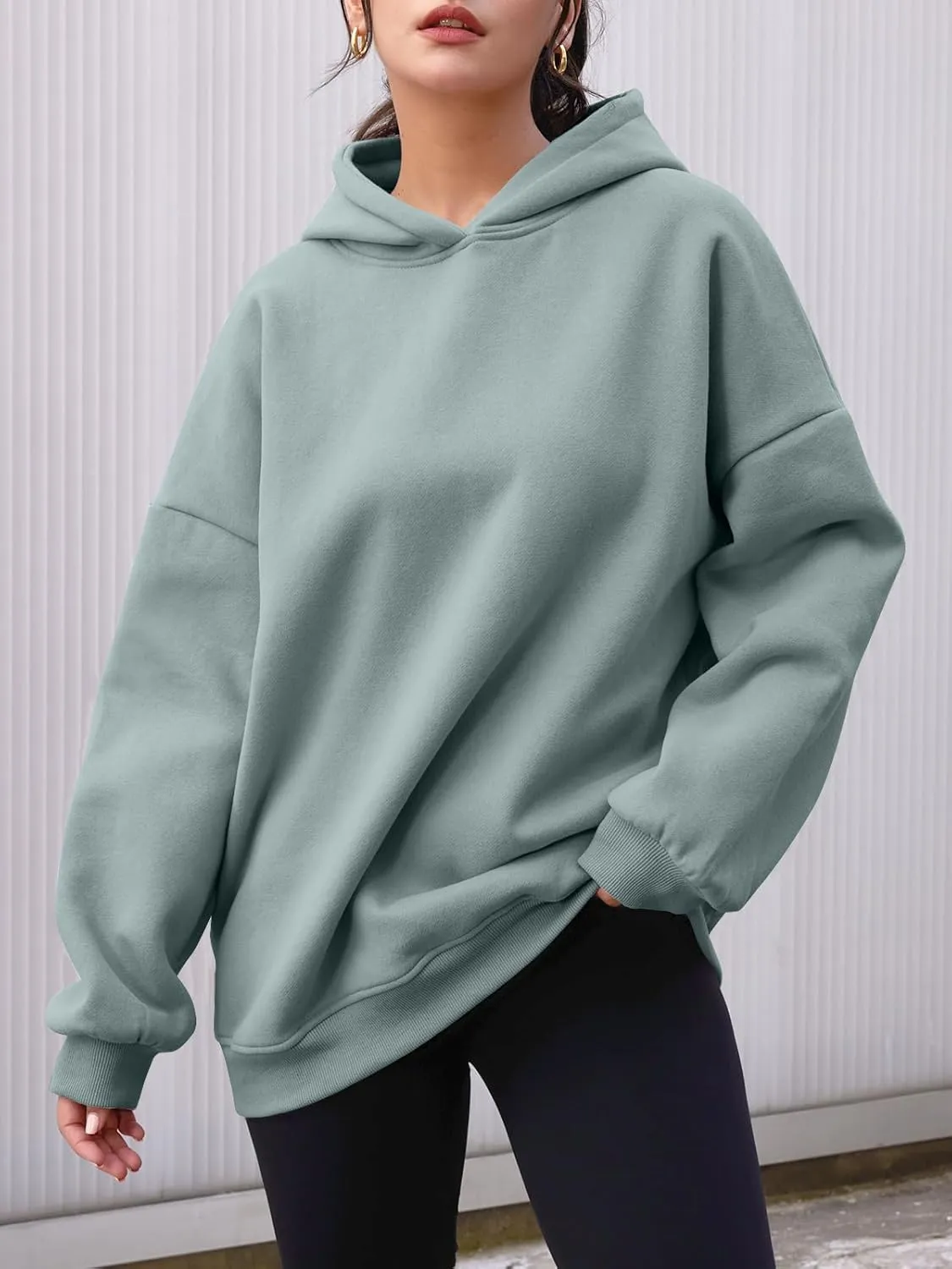 AUTOMET Womens Oversized Hoodies Fleece Sweatshirts Hooded Pullover 2025 Fashion Fall Clothes Trendy Outfits Winter Sweater