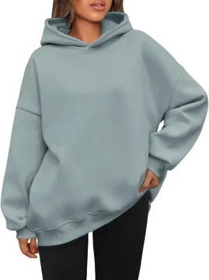 AUTOMET Womens Oversized Hoodies Fleece Sweatshirts Hooded Pullover 2025 Fashion Fall Clothes Trendy Outfits Winter Sweater