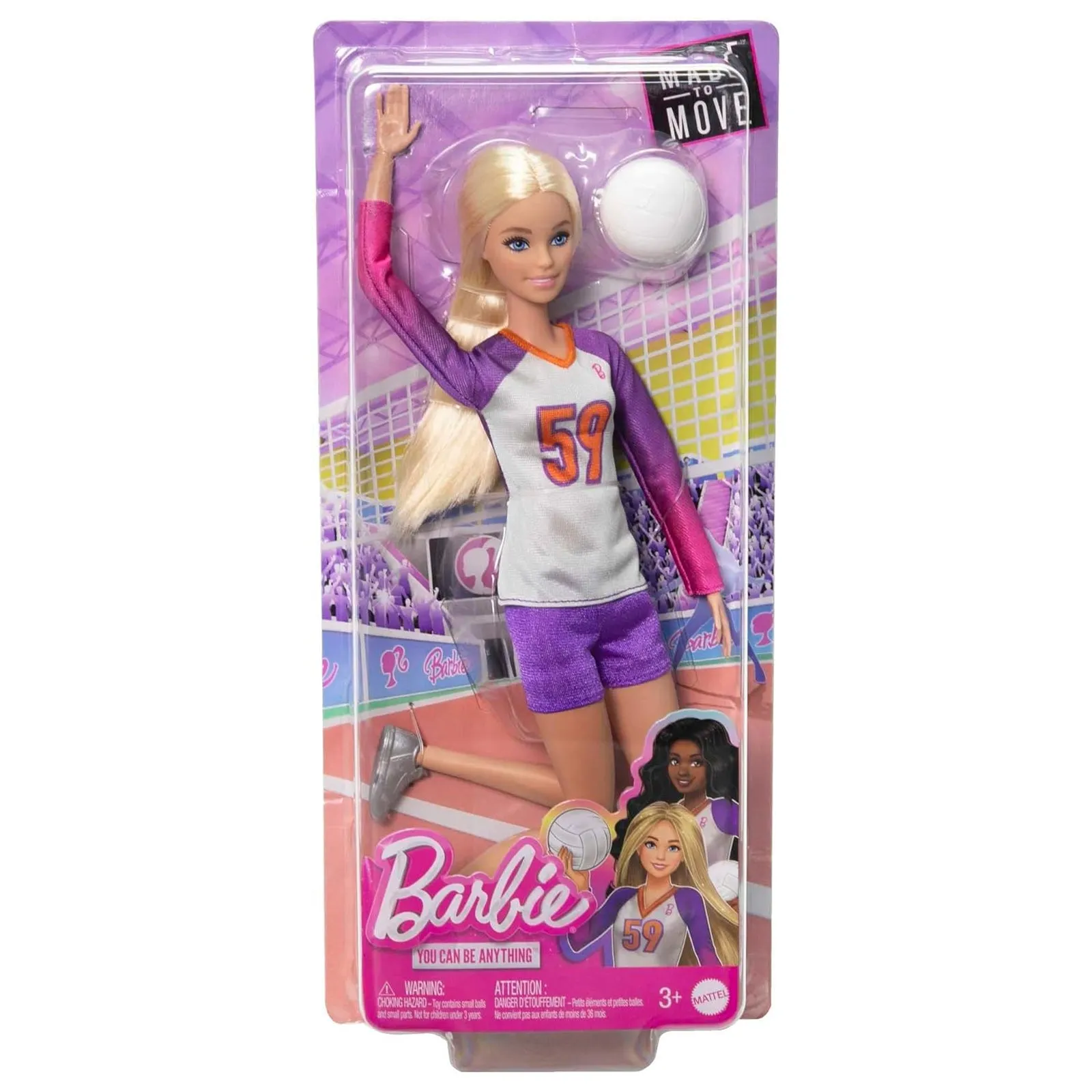 Barbie Made To Move Volleyball Doll