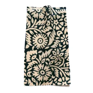 Block Print Cut-Out Black