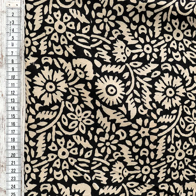 Block Print Cut-Out Black