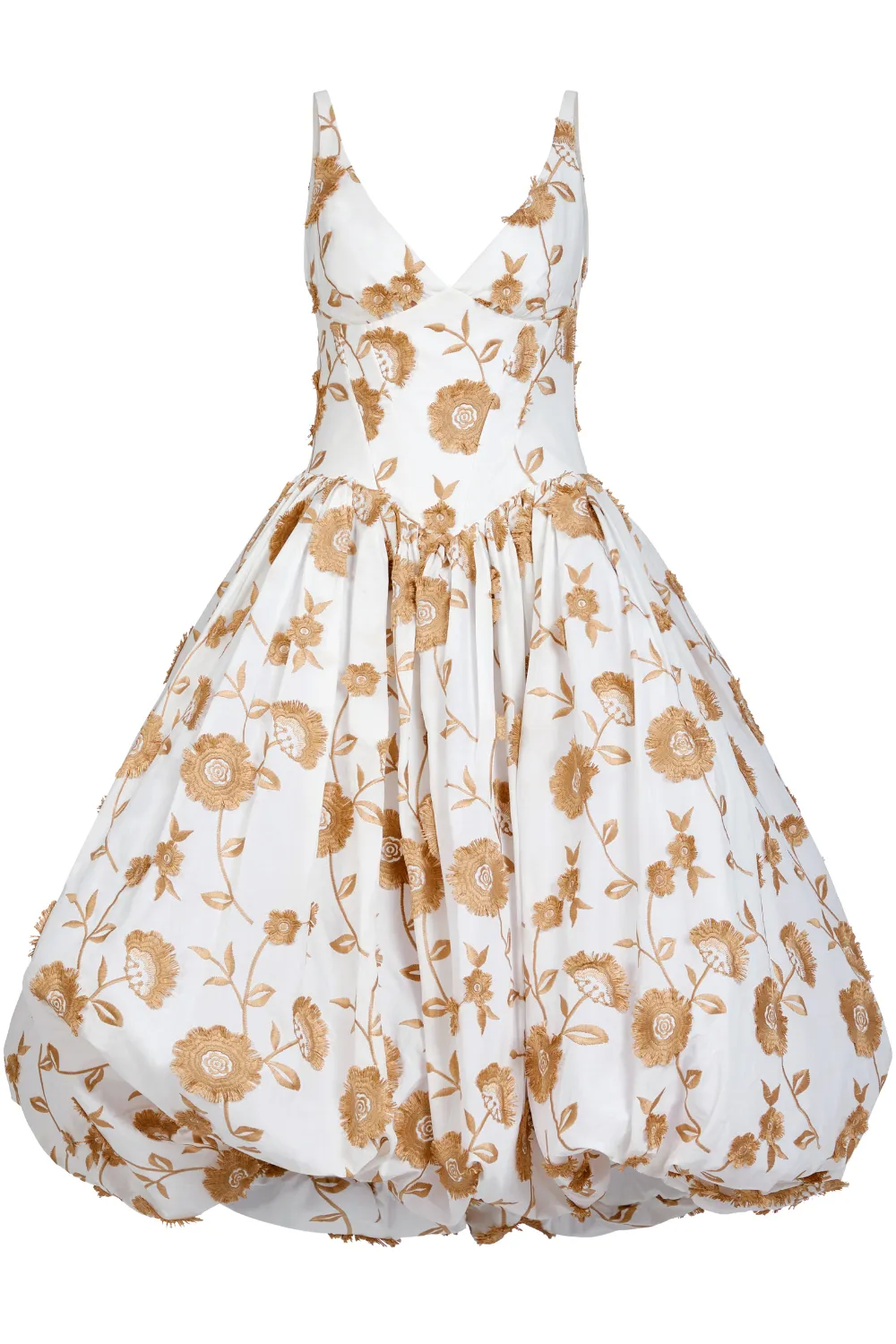BOTANICAL POPLIN MIDI DRESS (RUNWAY)