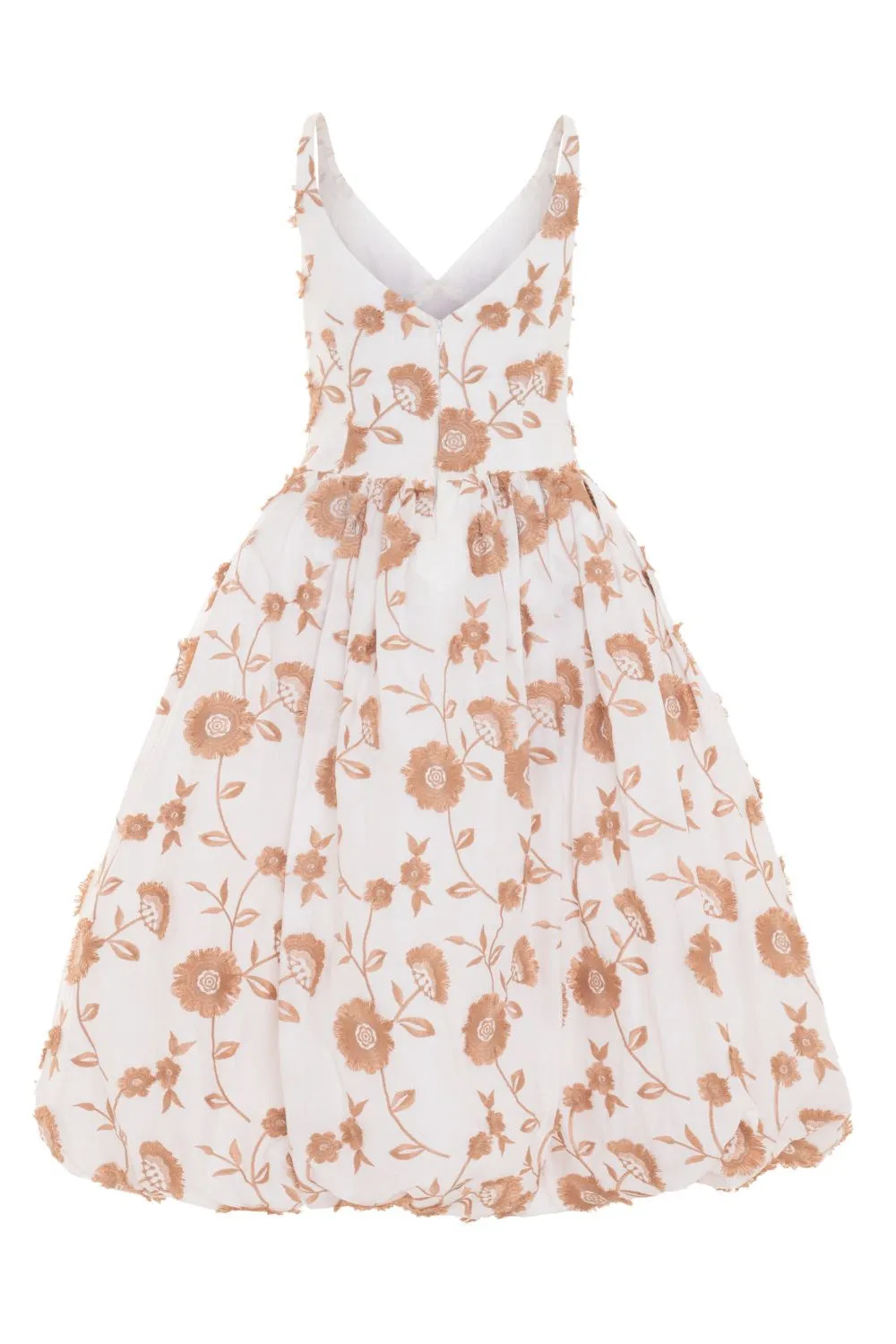 BOTANICAL POPLIN MIDI DRESS (RUNWAY)