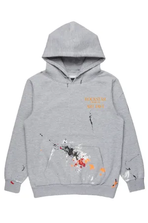 Boys Darin Grey Graphic Hoodie