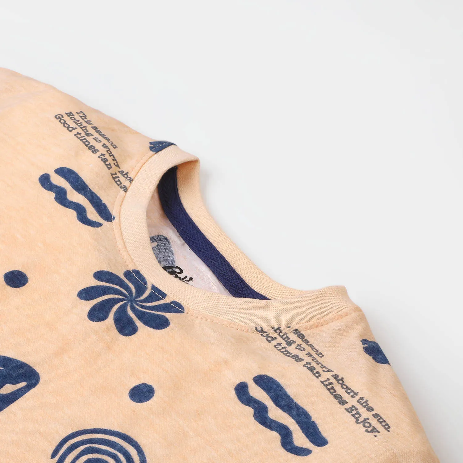 Boys T-Shirt Hawaii-Creme