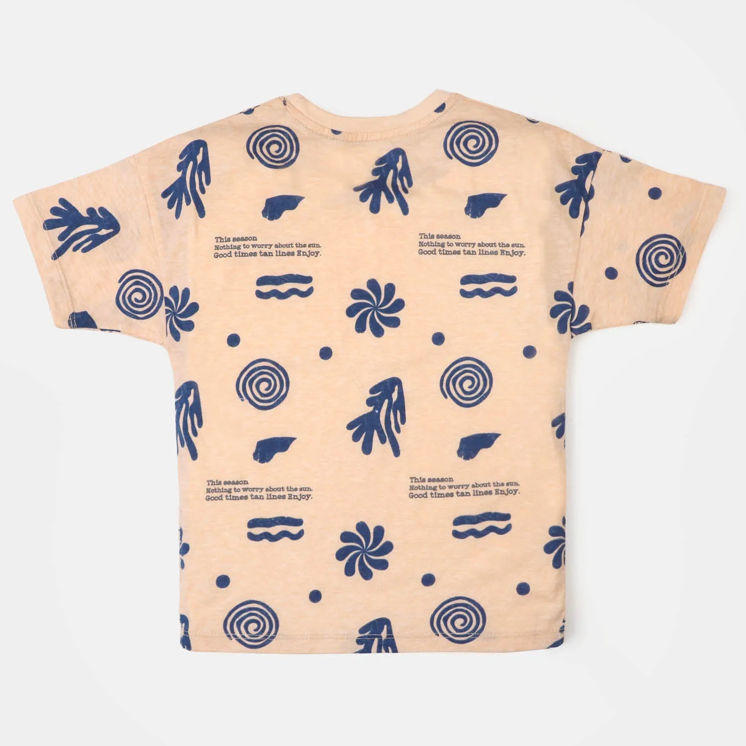 Boys T-Shirt Hawaii-Creme