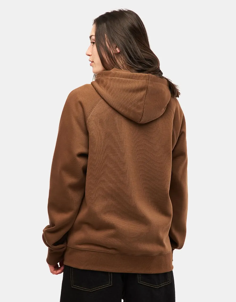 Carhartt WIP Hooded Chase Jacket - Chocolate/Gold