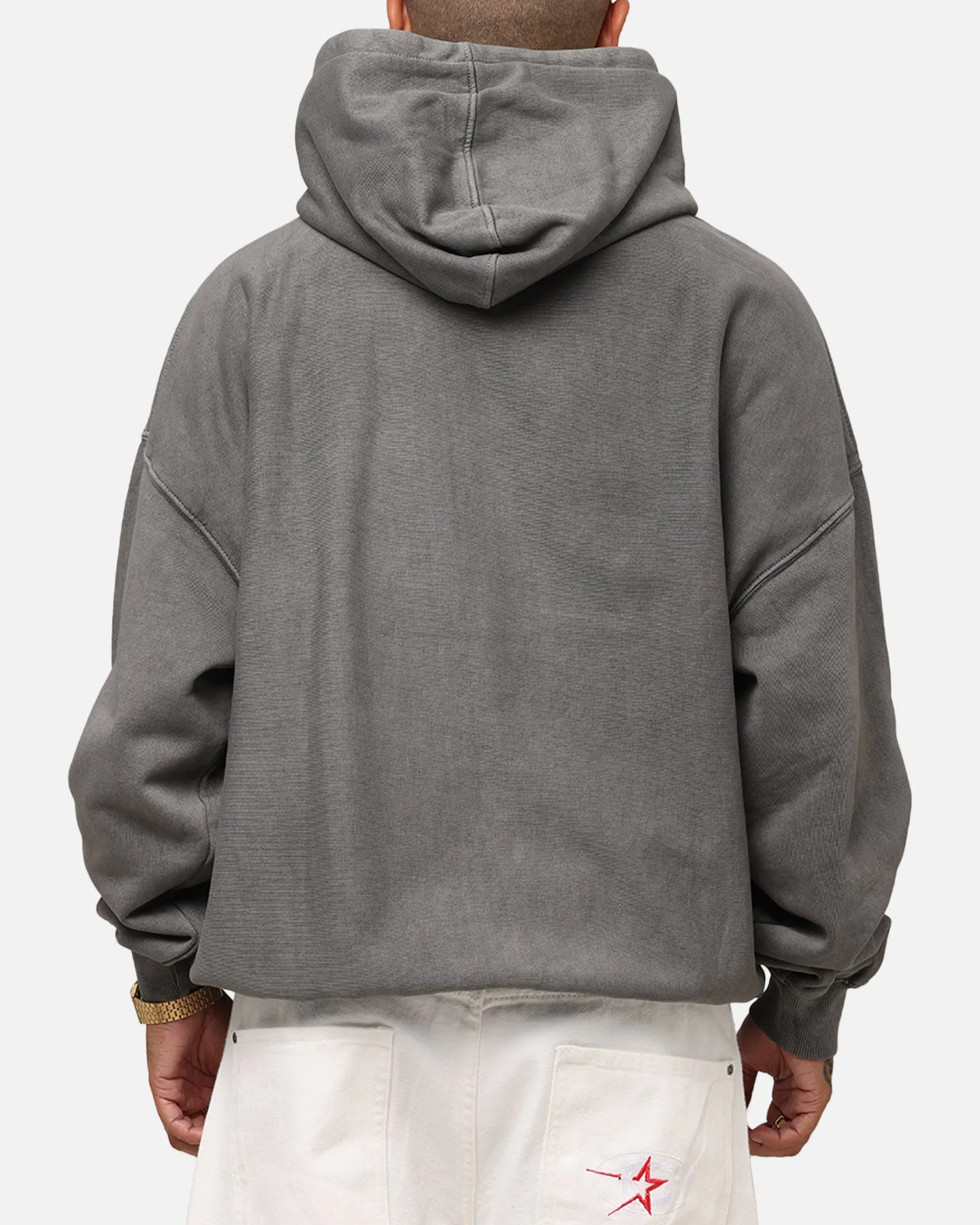 Carre Link Hoodie Washed Charcoal