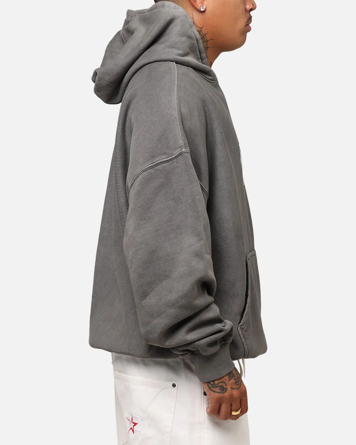Carre Link Hoodie Washed Charcoal