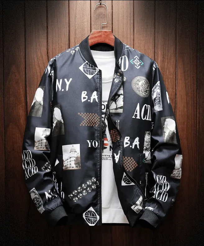 Casual Bomber Jacket for Men's