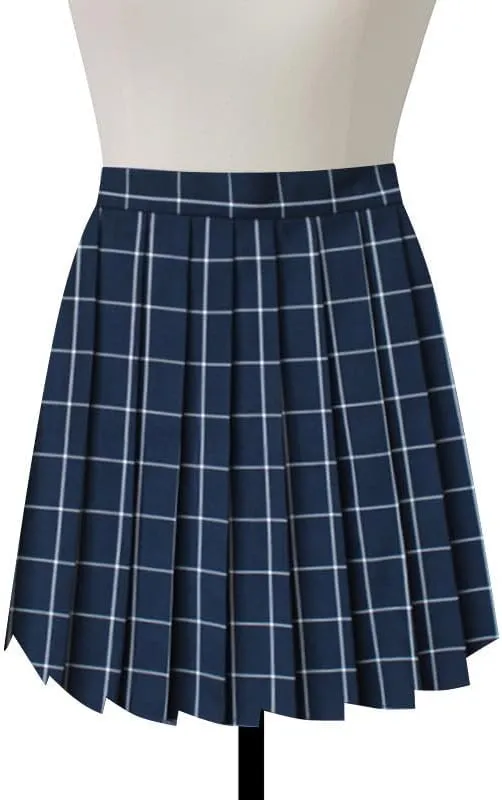 Casual Pleated Skirts for Women High Rise Vintage Cosplay Skirts Outfits 3 Piece Asymmetrical Mini Short Skirt