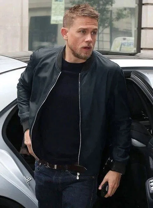 CHARLIE HUNNAM LEATHER JACKET