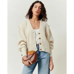 Chincero Cardigan Ailettes Emm Fleur de Sel
