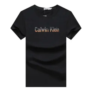 Ck Essential Organic Cotton Script Front Logo-Black