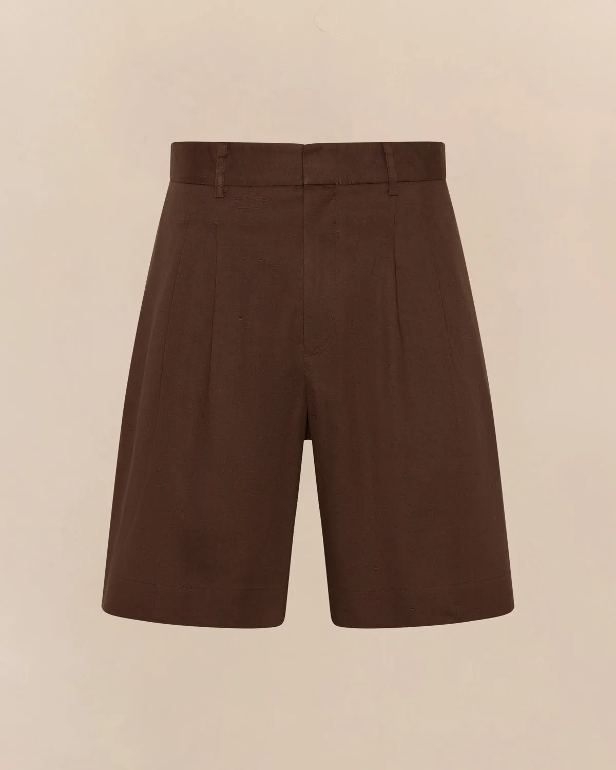 Classic Tailored Shorts Chocolate