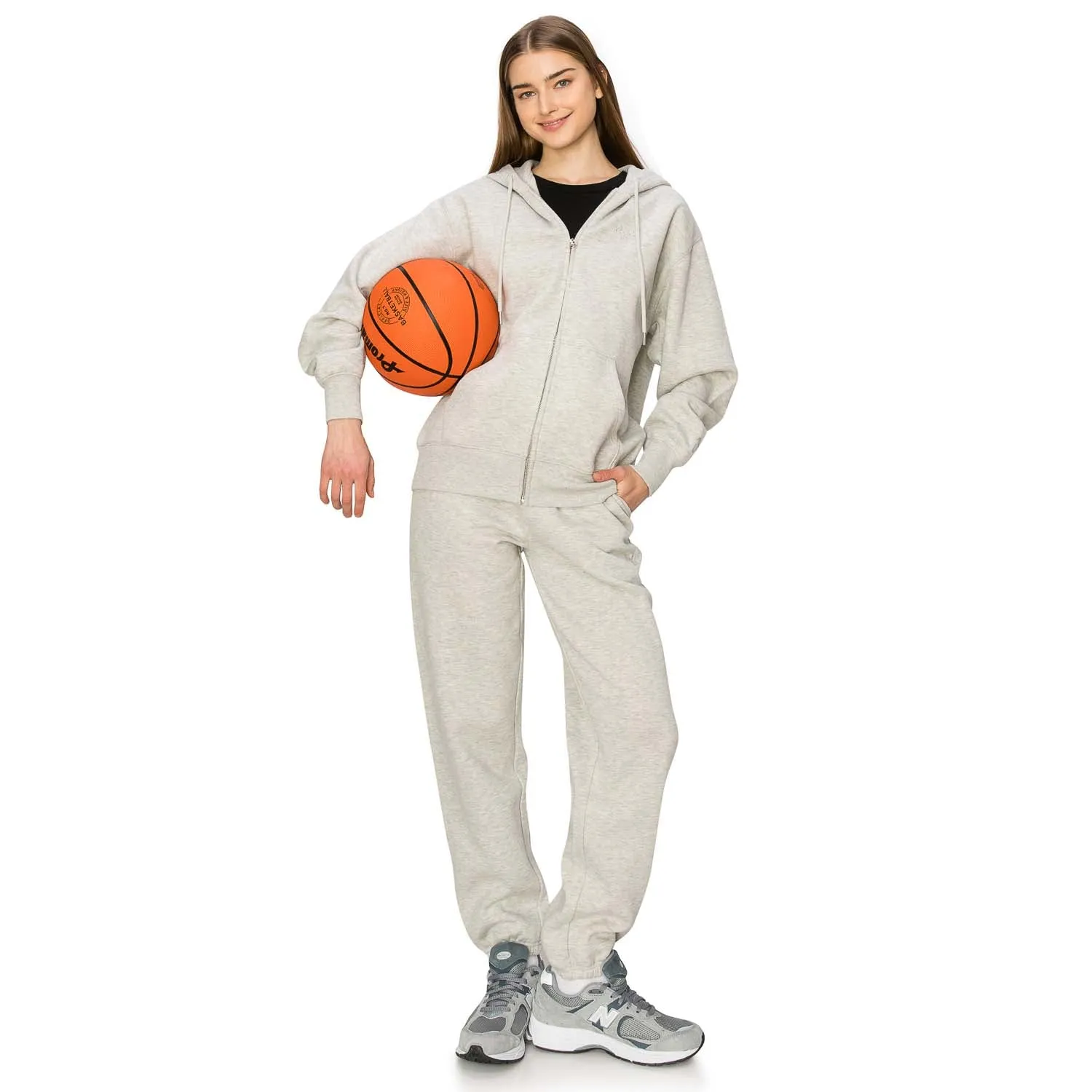 Cloud Fleece Zip Up Hoodie - Heather Crome