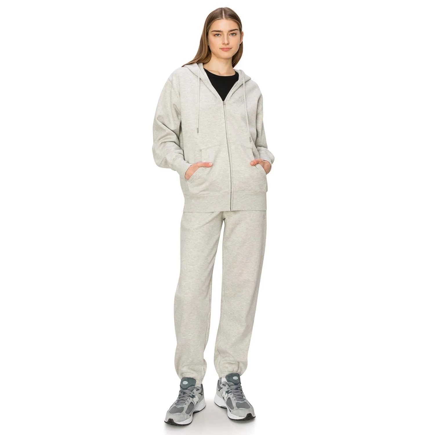 Cloud Fleece Zip Up Hoodie - Heather Crome