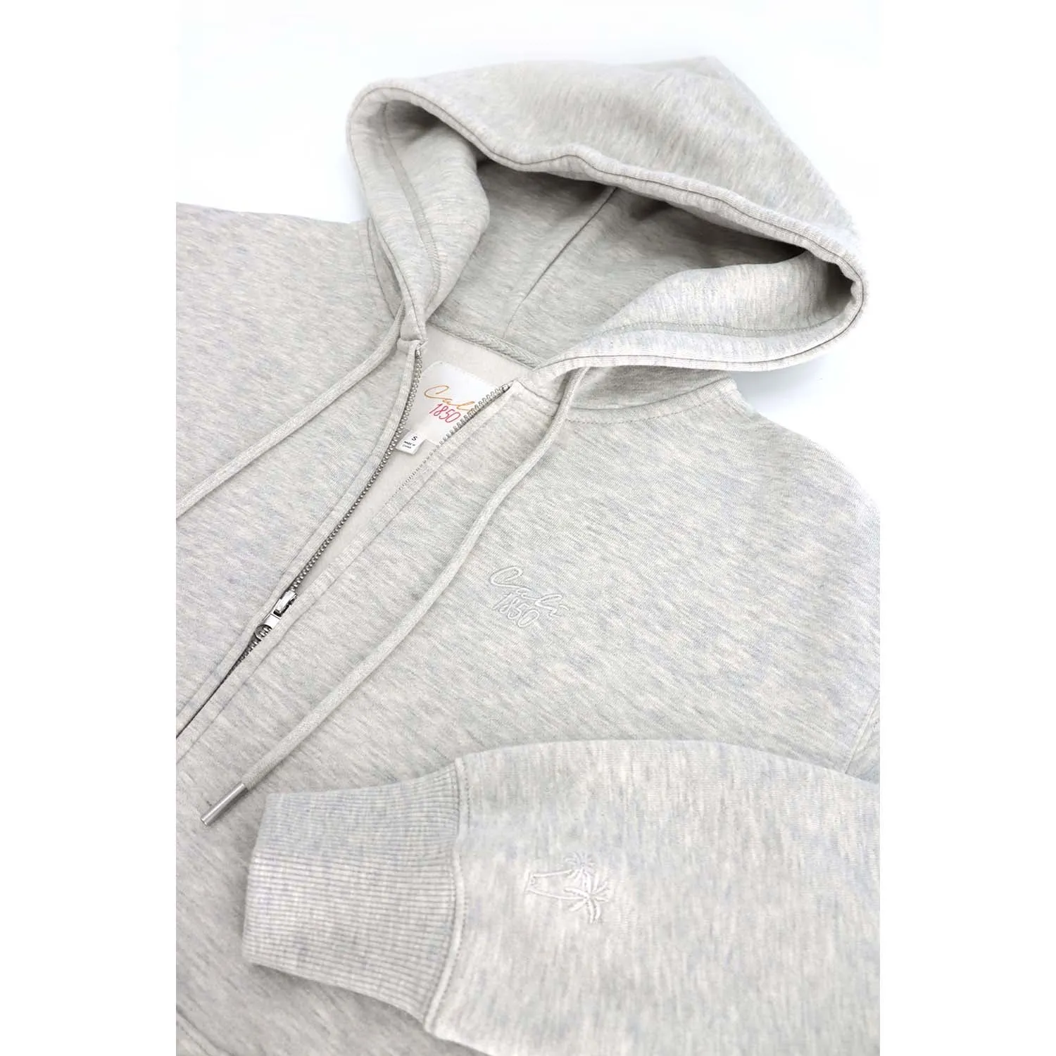 Cloud Fleece Zip Up Hoodie - Heather Crome
