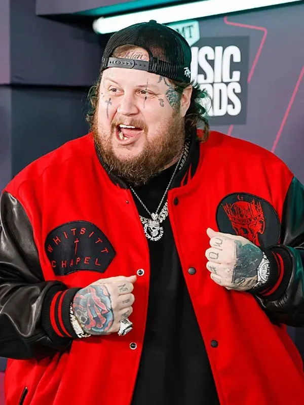 CMT Music Awards Jelly Roll Varsity Jacket