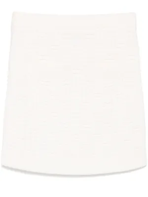 Column Stitch mini skirt