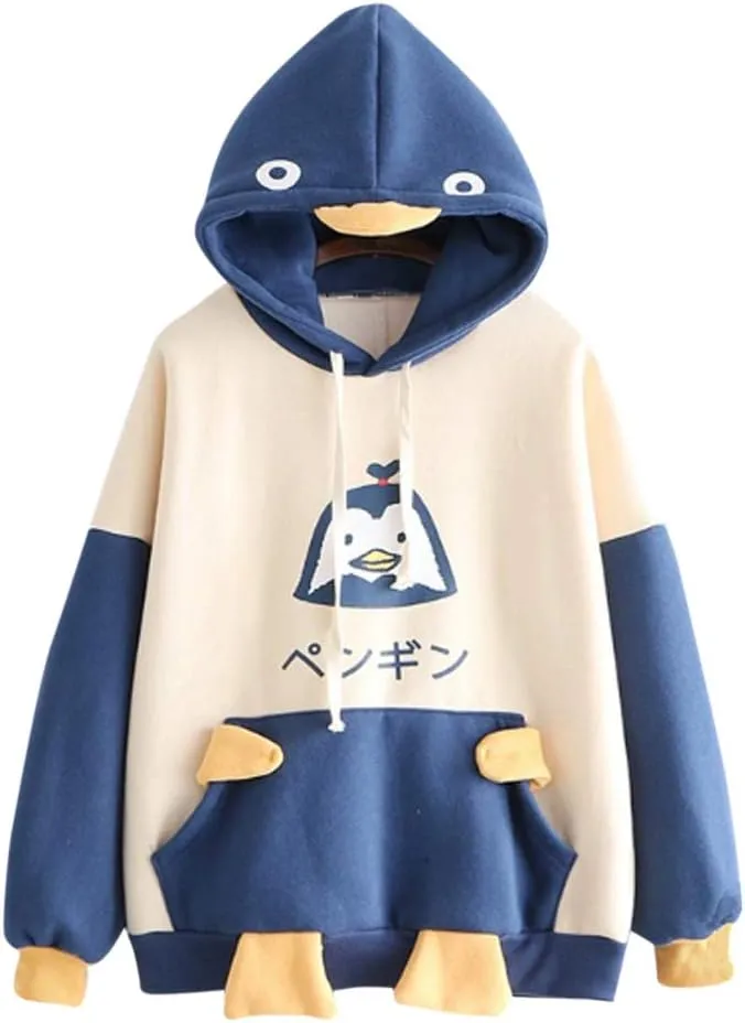 CRB Fashion Womens Teens Animal Anime Cosplay Cartoon Sweatshirt Shirt Hoodie Hoody Top Jumper Sweater