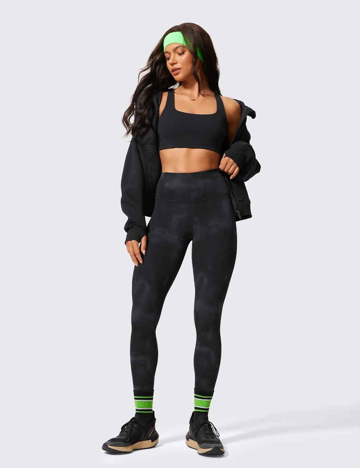 CRZ YOGA Womens Butterlift High Waisted Workout Leggings 25" - Pilates Gym Athletic Yoga Pants Buttery Soft