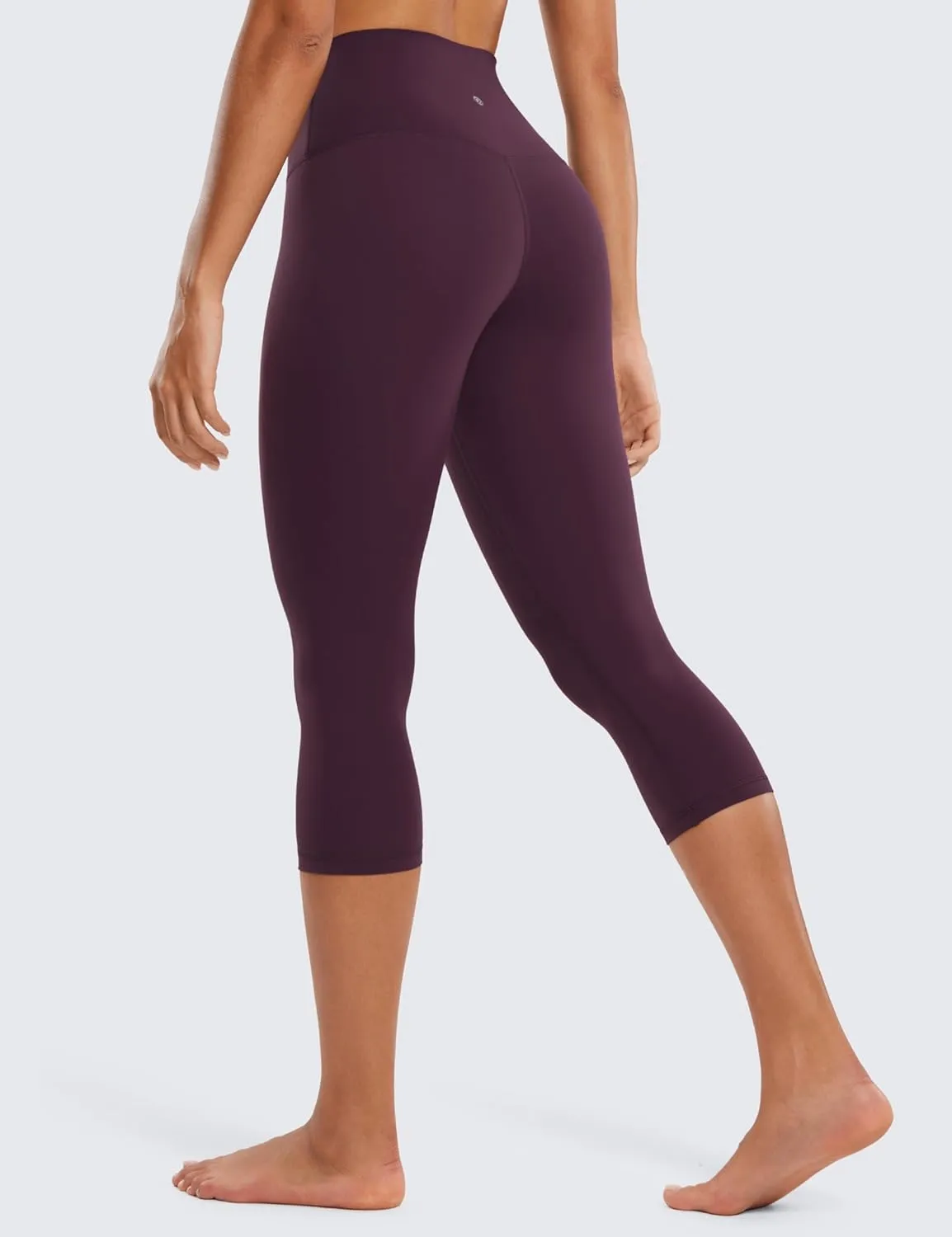 CRZ YOGA Womens Butterluxe High Waisted Lounge Leggings 19 Inches - Workout Buttery Soft Capris Yoga Pants