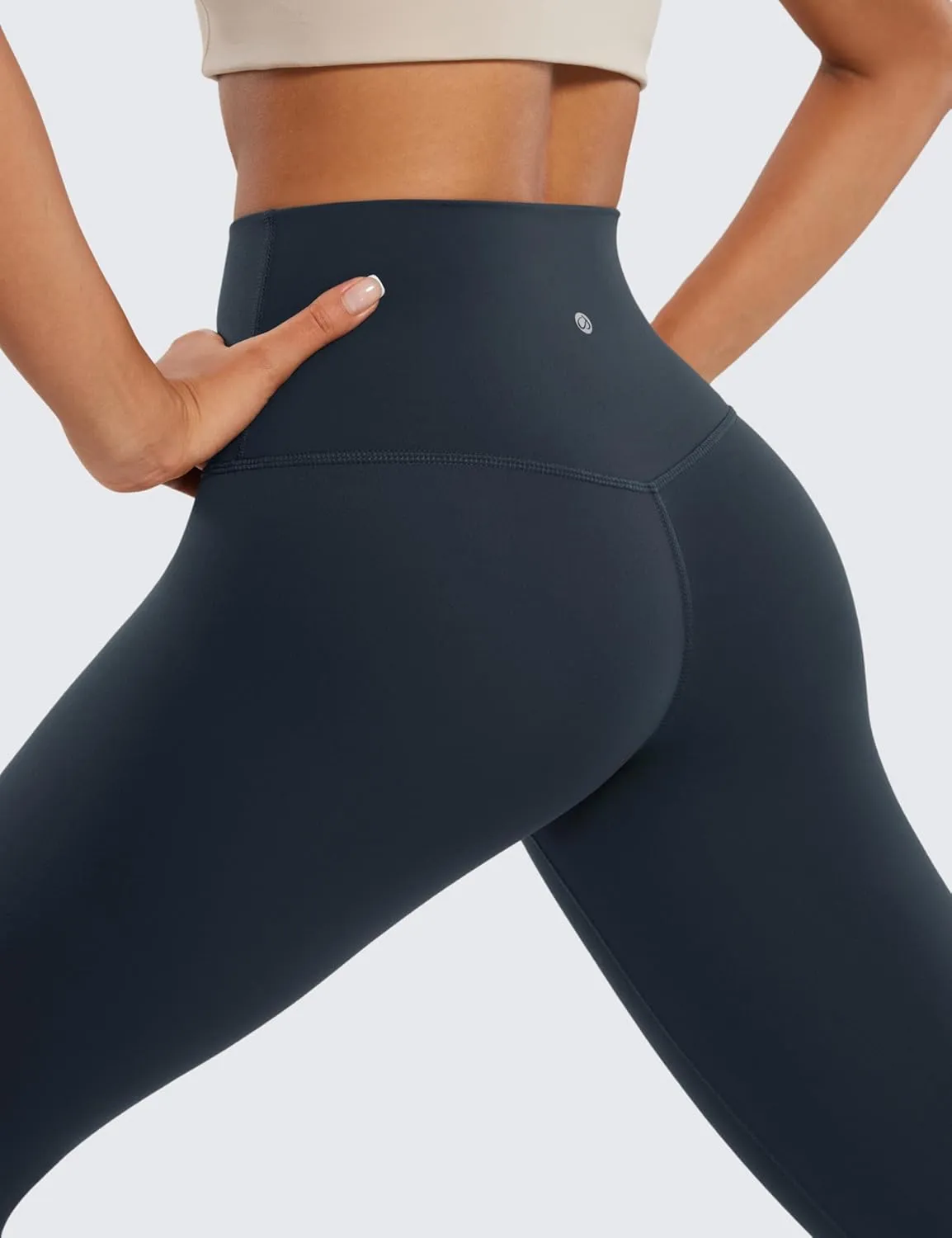CRZ YOGA Womens Butterluxe High Waisted Lounge Leggings 19 Inches - Workout Buttery Soft Capris Yoga Pants