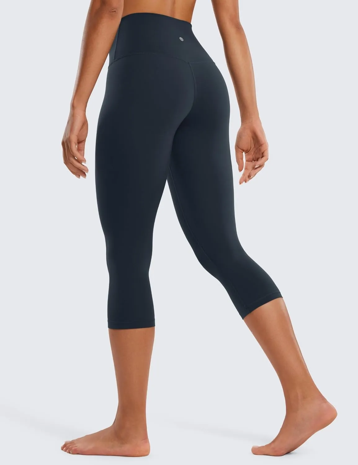 CRZ YOGA Womens Butterluxe High Waisted Lounge Leggings 19 Inches - Workout Buttery Soft Capris Yoga Pants