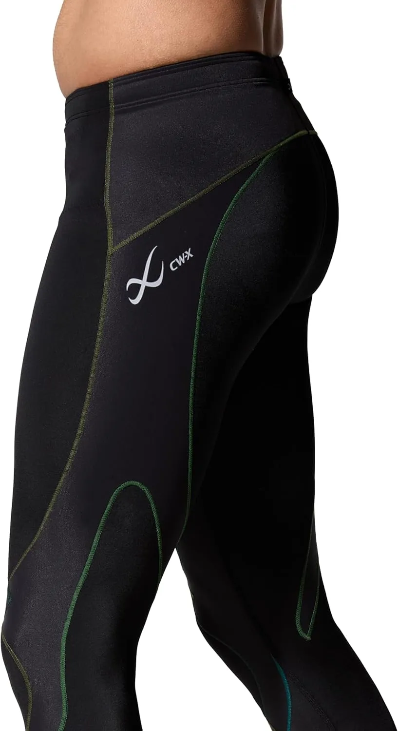 CW-X Men's Stabilyx Joint Support 3/4 Compression Tight, Capri Pants for Running and Recovery