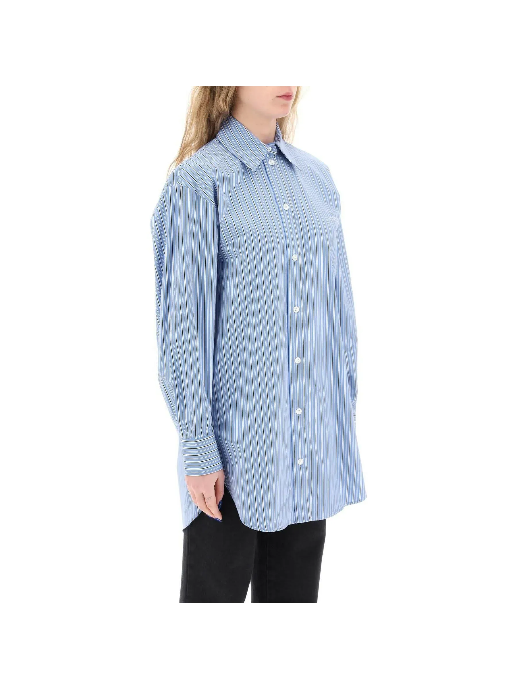 Cylvany Striped Cotton Top