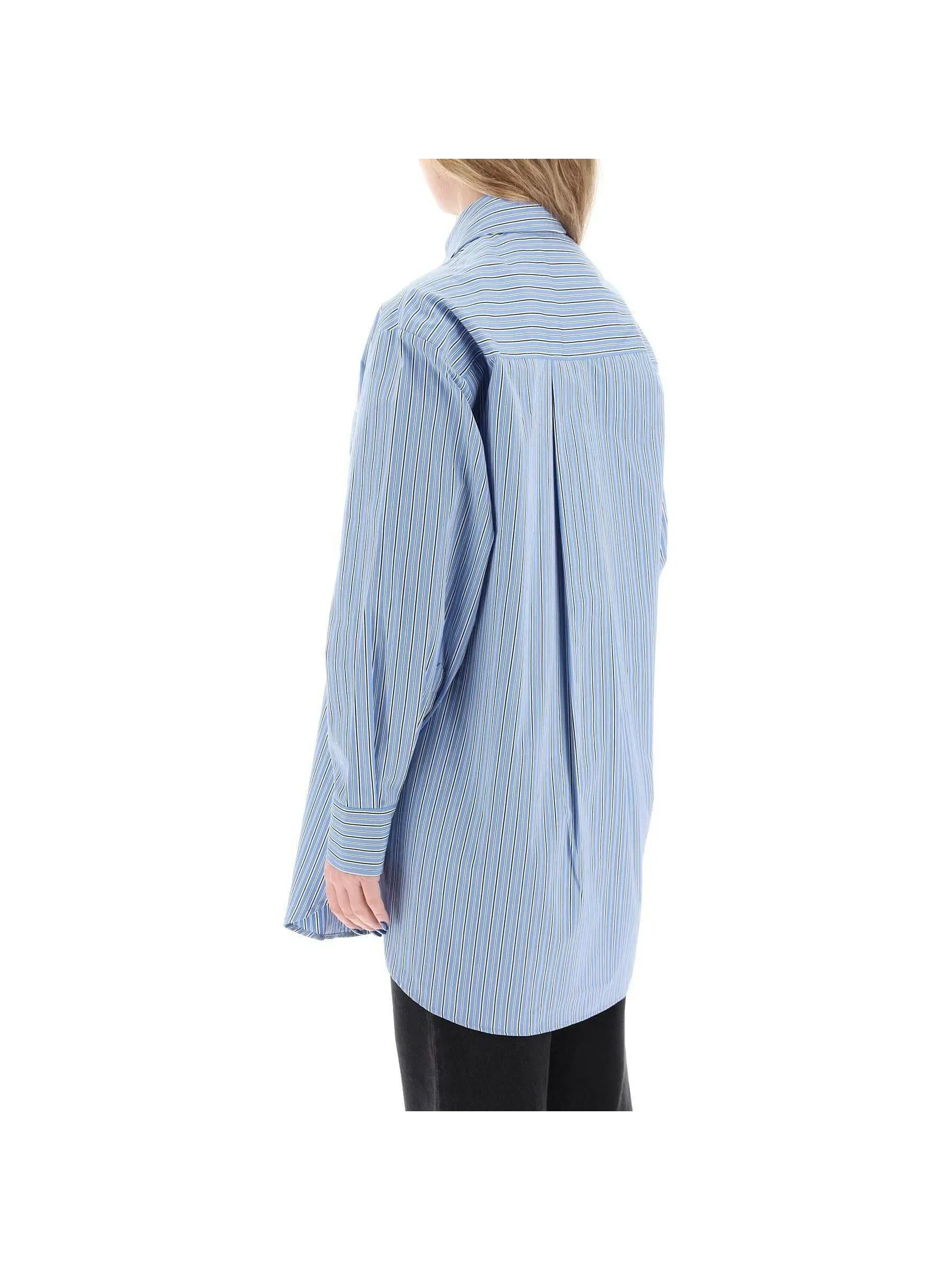 Cylvany Striped Cotton Top