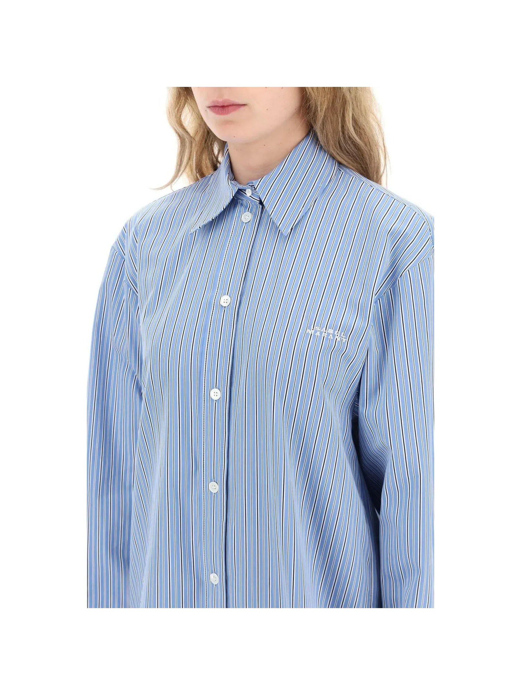 Cylvany Striped Cotton Top