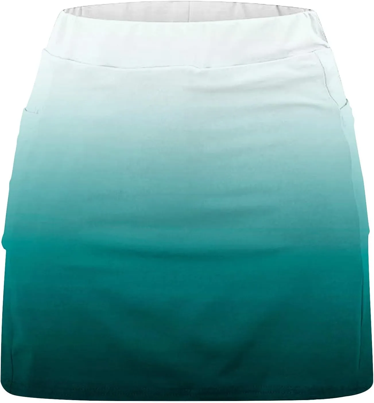 DDAPJ pyju Skorts for Women Dressy Casual Gradient Color High Waisted Tennis Skirt with Shorts Underneath Summer Clothes