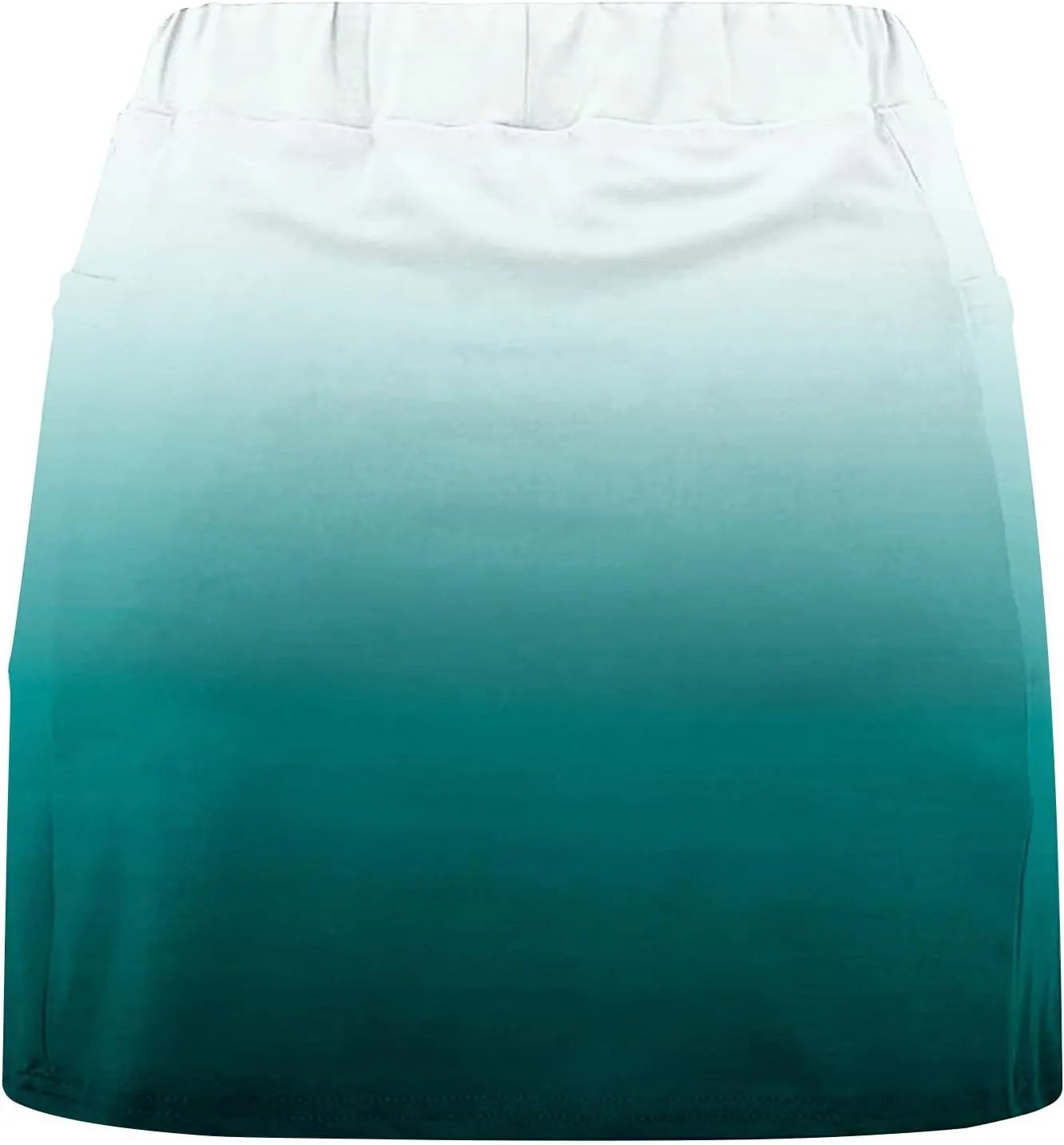DDAPJ pyju Skorts for Women Dressy Casual Gradient Color High Waisted Tennis Skirt with Shorts Underneath Summer Clothes