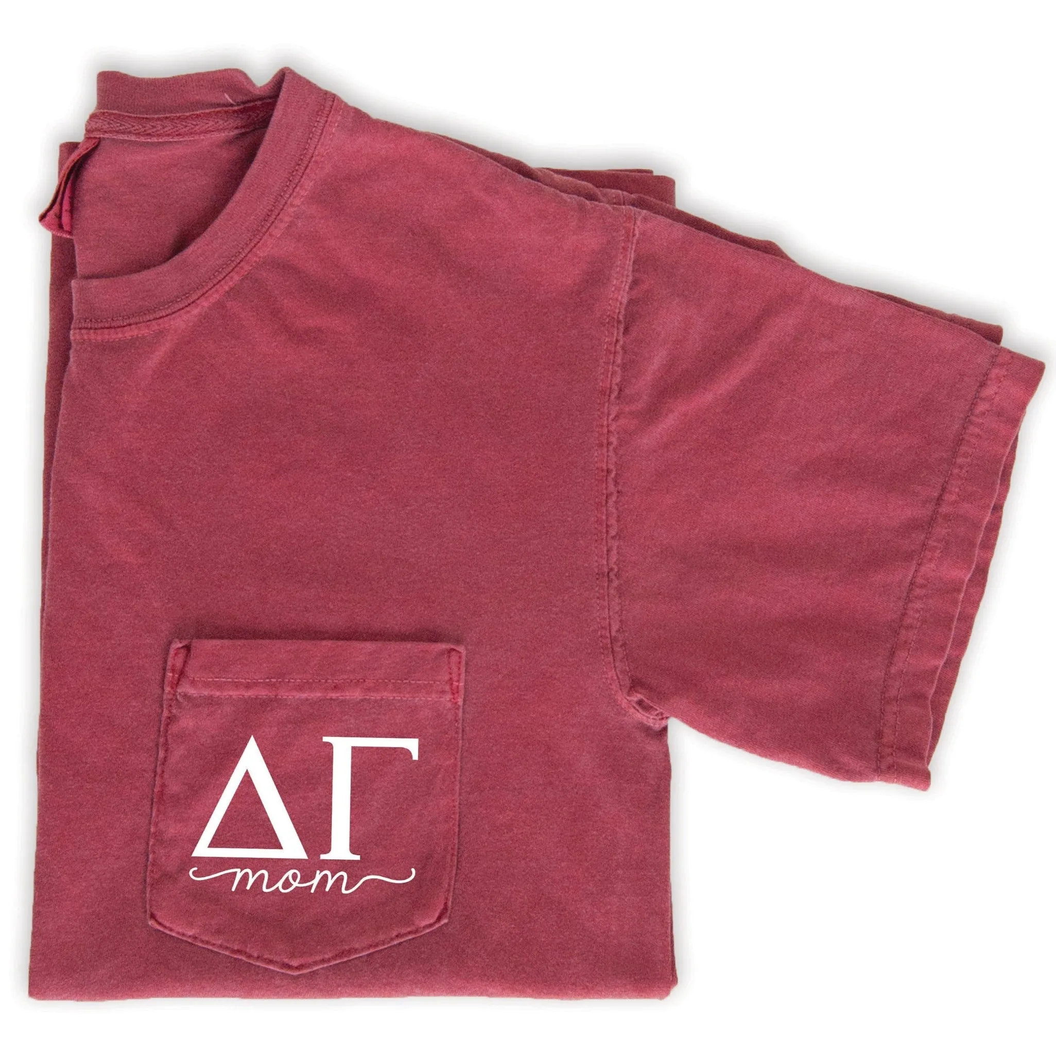 Delta Gamma Mom Shirt - Crimson