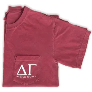 Delta Gamma Mom Shirt - Crimson