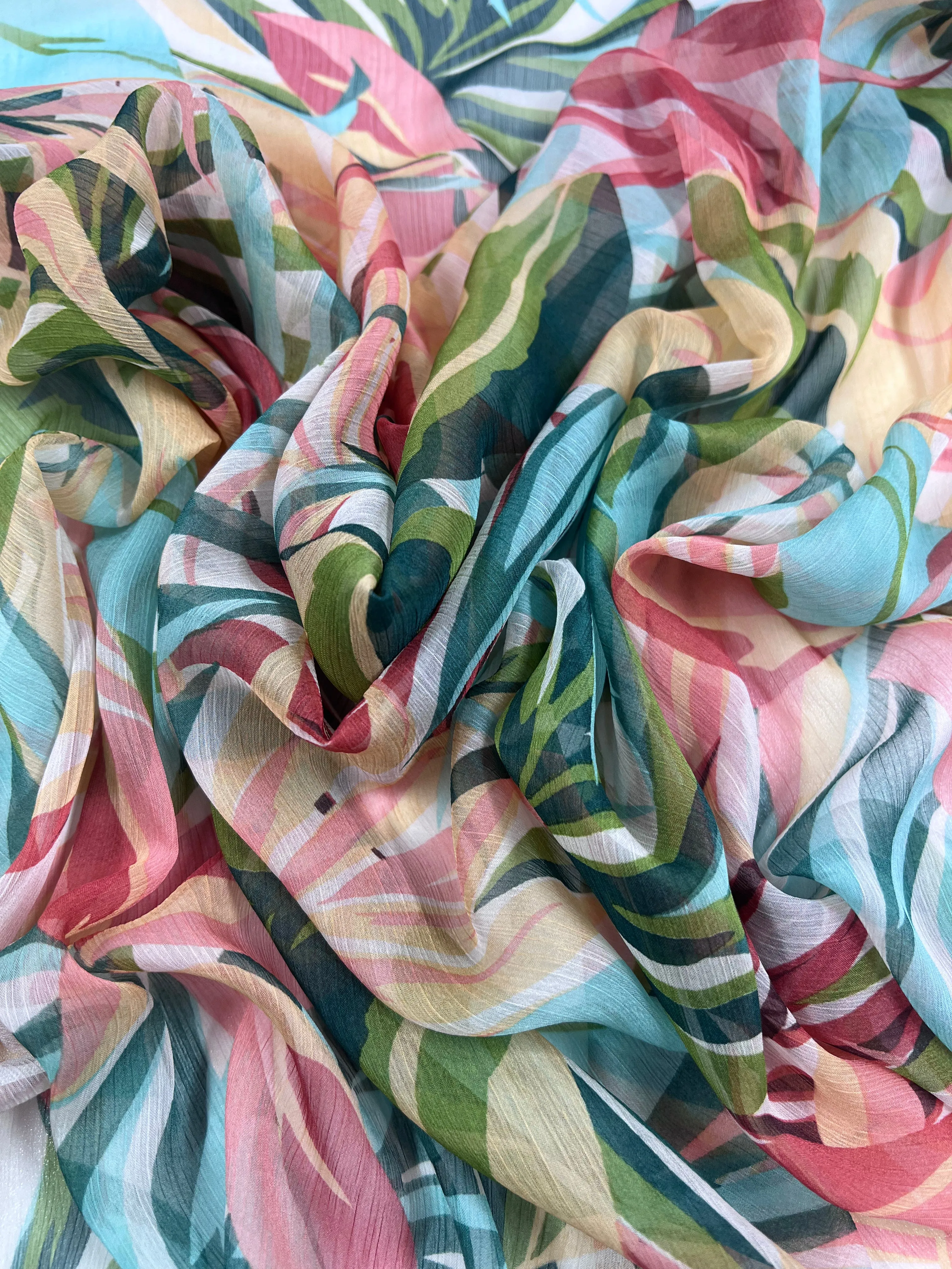 Designer Chiffon - Floral Delight - 158cm