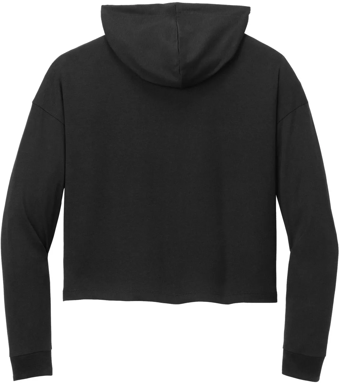 District Ladies Perfect Tri Midi Long Sleeve Hoodie