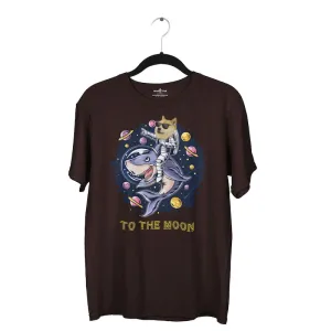 Doge To The Moon Dogecoin Crypto T-shirt