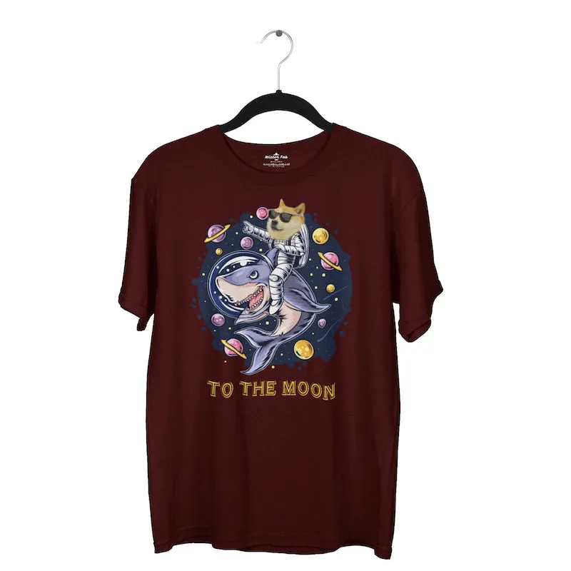 Doge To The Moon Dogecoin Crypto T-shirt